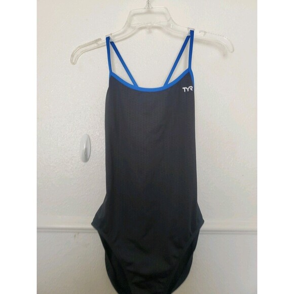TYR Swimsuit Durafast Elite Women's Trinityfit Hexa Swimsuit Black Size 38 - Picture 1 of 13